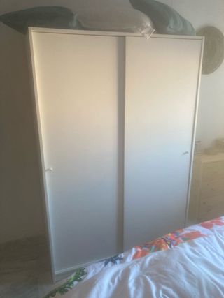 Armario Ikea puertas correderas blanco