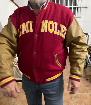 Cazadora Vintage Seminoles Piel