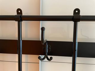 Perchero Zapatero Ikea Negro en asiento de madera