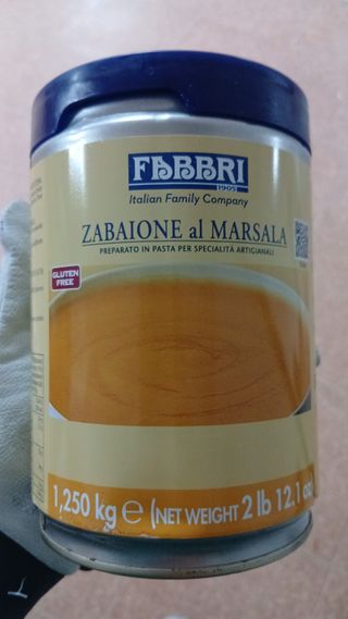 Fabbri Delipaste Zabaione al Marsala 1,5 kg