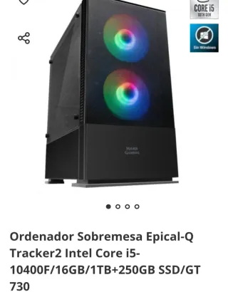 Ordenador Sobremesa Mars Gaming Epical-Q