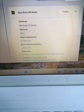 PC PORTATILE ASUS BIANCO|8GB RAM|SSD 256GB|OFFICE