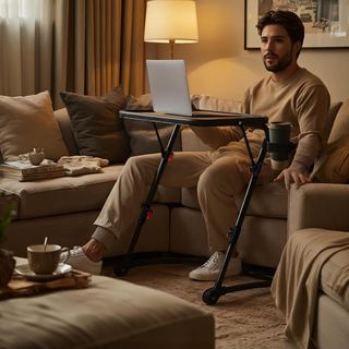 Mesa Plegable TV Ajustable