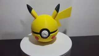 Pokébola Pikachu 3D