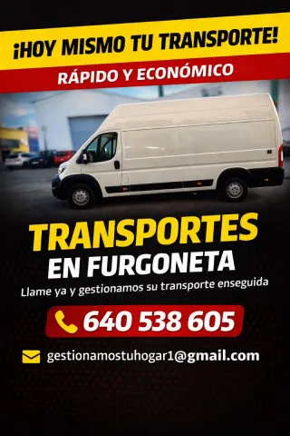 Transporte con furgoneta