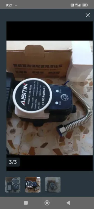 Bomba de agua AISITIN AST24-180W DC24V