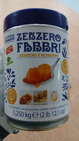 Fabbri Delipaste Zenzero e Sciroppo 1,5 kg