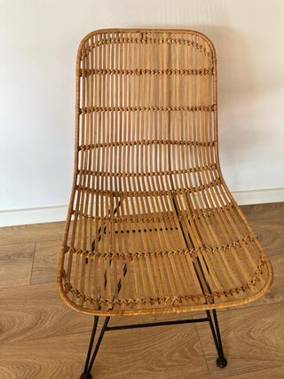 4 Sillas Ratán Natural HK Living