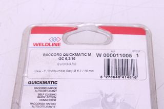 Racores Rápidos QUICKMATIC II Weldline Gas M6,3/10