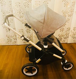 Carro de bebé Bugabbo, modelo Fox 2 en color gris