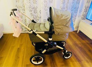 Carro de bebé Bugabbo, modelo Fox 2 en color gris