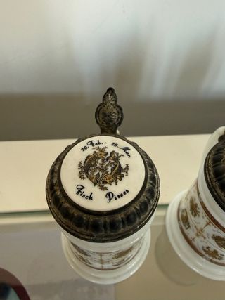 Jarras cerveza alemanas pequeñas (3 unidades)