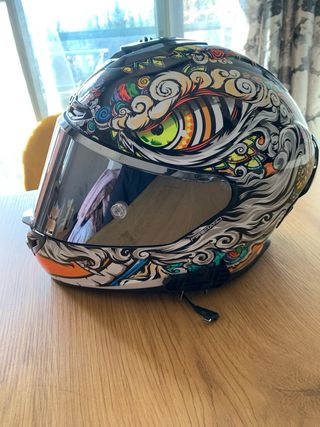 Visera y Casco Moto GSB L casi nuevo