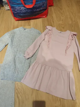 2 Vestidos Niña H&M Talla 8/10 Años