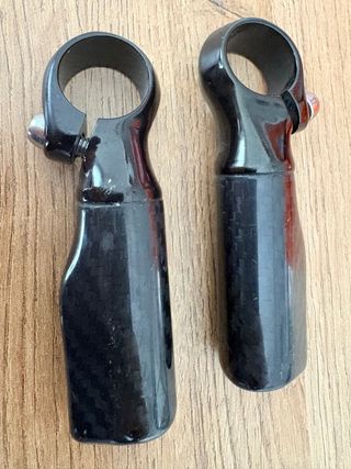 Mangos de carbono para manillar de bici (cuernos )