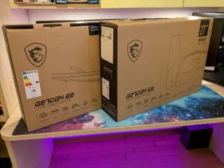 Coppia Monitor MSI 27 Curvi QHD 1440p 170Hz