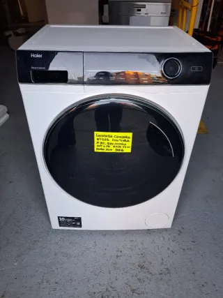 Lavadora Secadora Haier Blanca