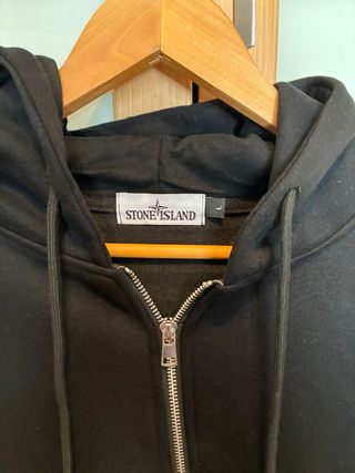 Sudadera Stone Island Negra Hombre