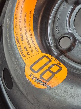 RUEDA REPUESTO FIAT PANDA (312_, 319_) 701572