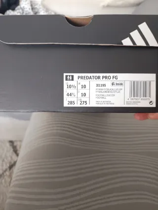 Botas de fútbol Adidas Predator Talla 44.5