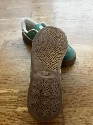 Zapatillas Pull&Bear Verde/Beige Talla 37