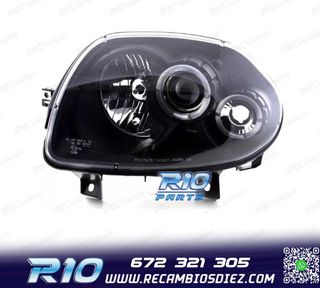 FAROS RENAULT CLIO 98-01 OJOS ANGEL FONDO NEGRO