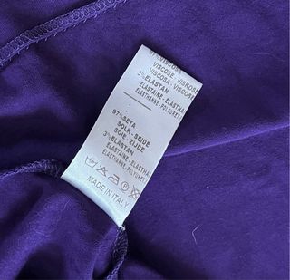 D.Exterior Abito Viola Made In Italy Donna