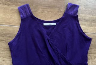 D.Exterior Abito Viola Made In Italy Donna