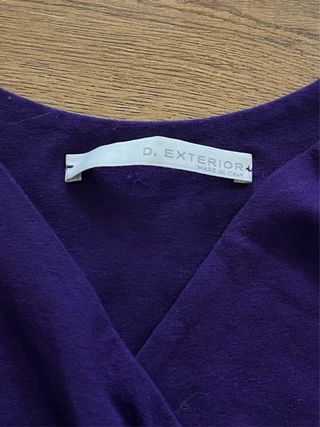 D.Exterior Abito Viola Made In Italy Donna