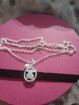 Colgante Tous Plata y Perla