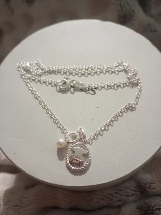 Colgante Tous Plata y Perla