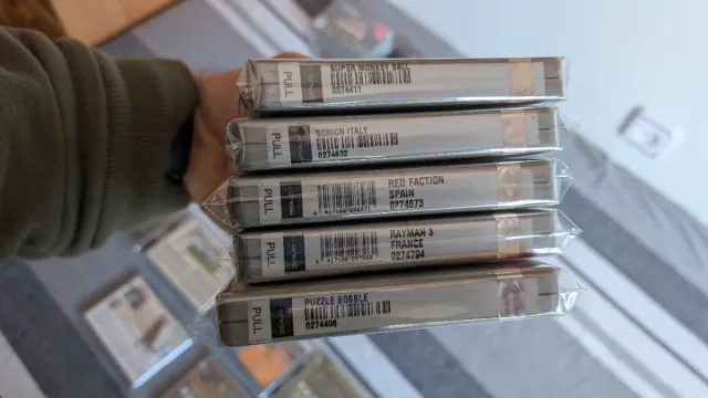 Colección de juegos N-Gage precintados