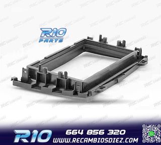 MARCO NEGRO RADIO 2-DIN PARA HONDA CR-V 07-11