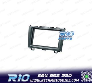 MARCO NEGRO RADIO 2-DIN PARA HONDA CR-V 07-11