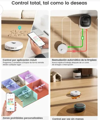 Robot Lefant M3 - Aspirador y Fregado con base