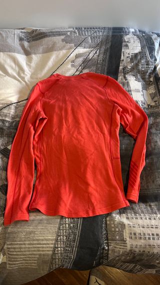 Camiseta Helly Hansen Técnica Manga Larga Roja