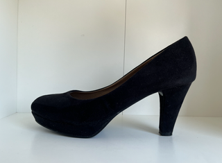 Zapatos de tacón negros talla 40