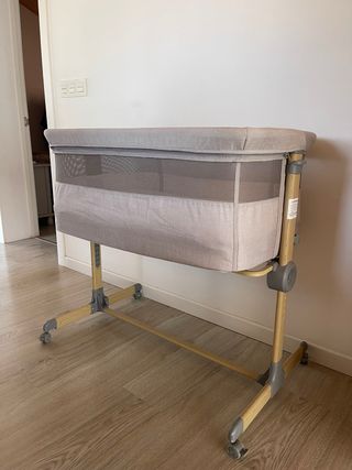 Cuna colecho bebé con colchón antiasfixia