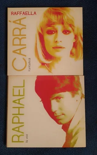 CDs Raffaella Carrá y Raphael