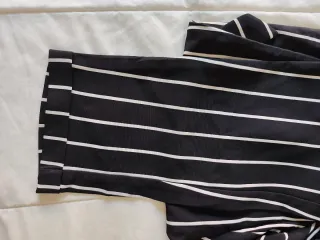 Pantalones premamá rayas blanco y negro
