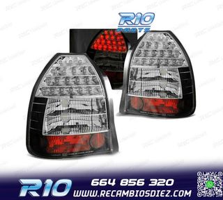 PILOTOS LED HONDA CIVIC 3P 95-01 NEGROS