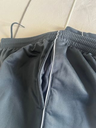 Pantalón de chándal gris con raya lateral