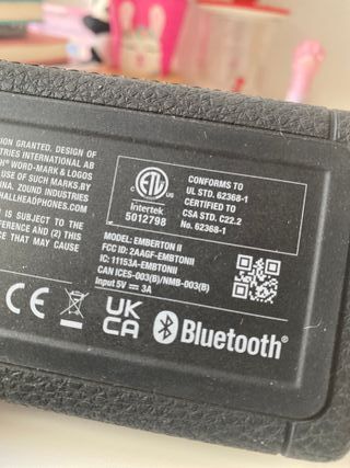 Altavoz Bluetooth Marshall Emberton II Negro