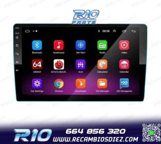 RADIO 9" GPS ANDROID 13 QUAD CORE 64GB ROM