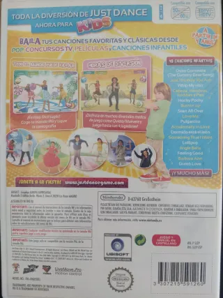 Wii Just Dance Kids Juego