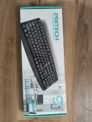 Teclado con Cable USB + ratón USB