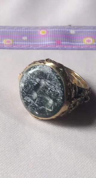 Anello sigillo afghano antico