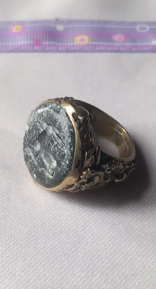 Anello sigillo afghano antico
