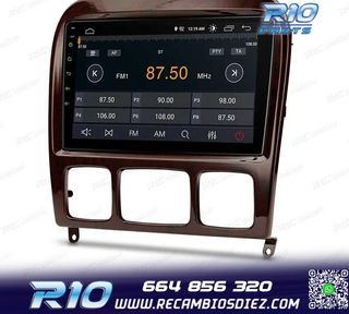 RADIO GPS ANDROID 13 MERCEDES CLASE S W220 98-05