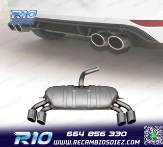 SILENCIOSO ESCAPE AUDI A3 S LINE HATCHBACK 13-20 LOOK S3